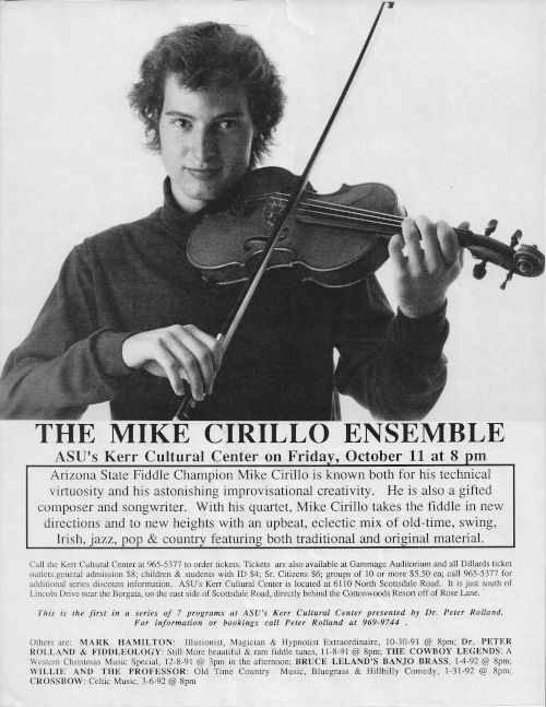 Mike Cirillo Ensemble Poster 1991