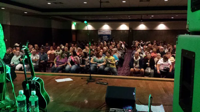 view from stage