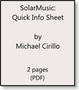 Mike Cirillo Solar Music